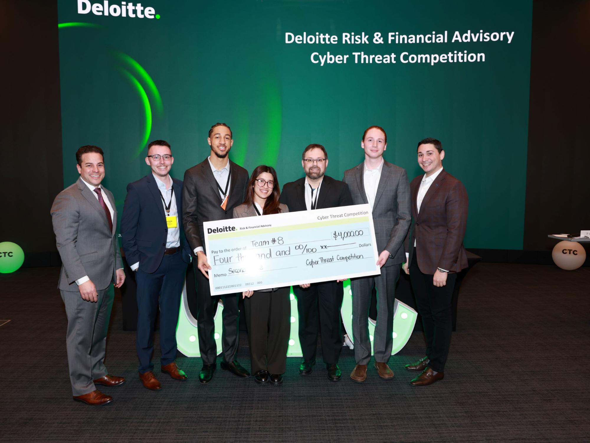 Cybersecurity student earns second place in Deloitte Cyber Threat Competition