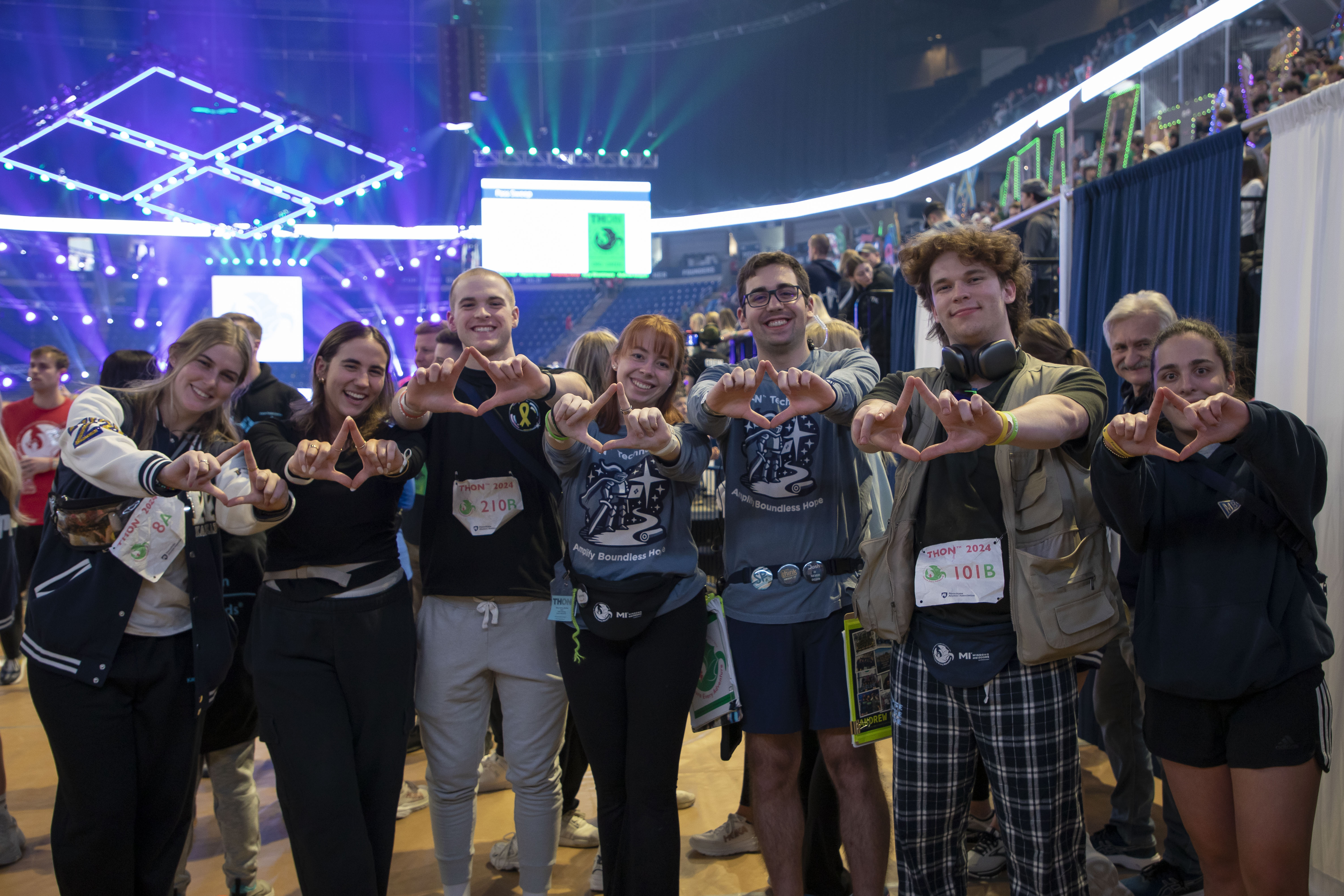 Group photo of IST Students at THON