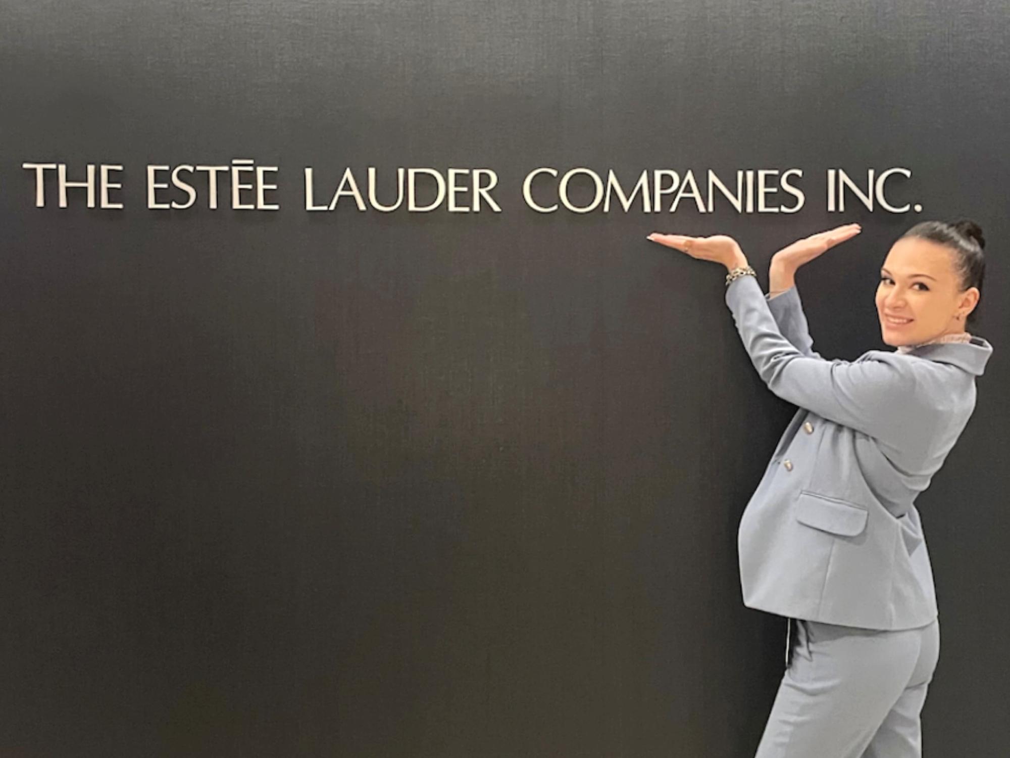 A beautiful internship: IST student drives tech design at Estée Lauder Companies