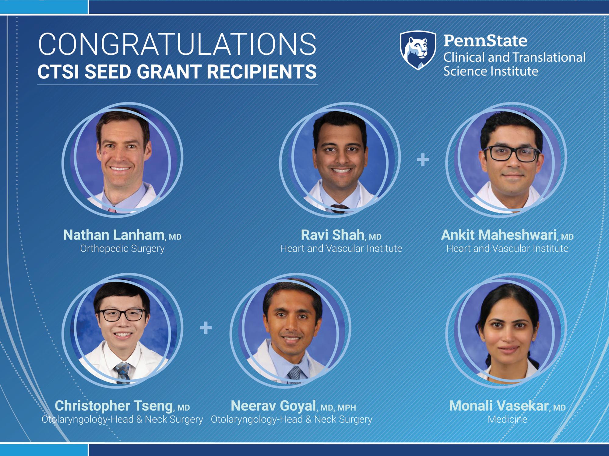 CTSI seed grants awarded to exploratory AI-enabled biomedical research projects