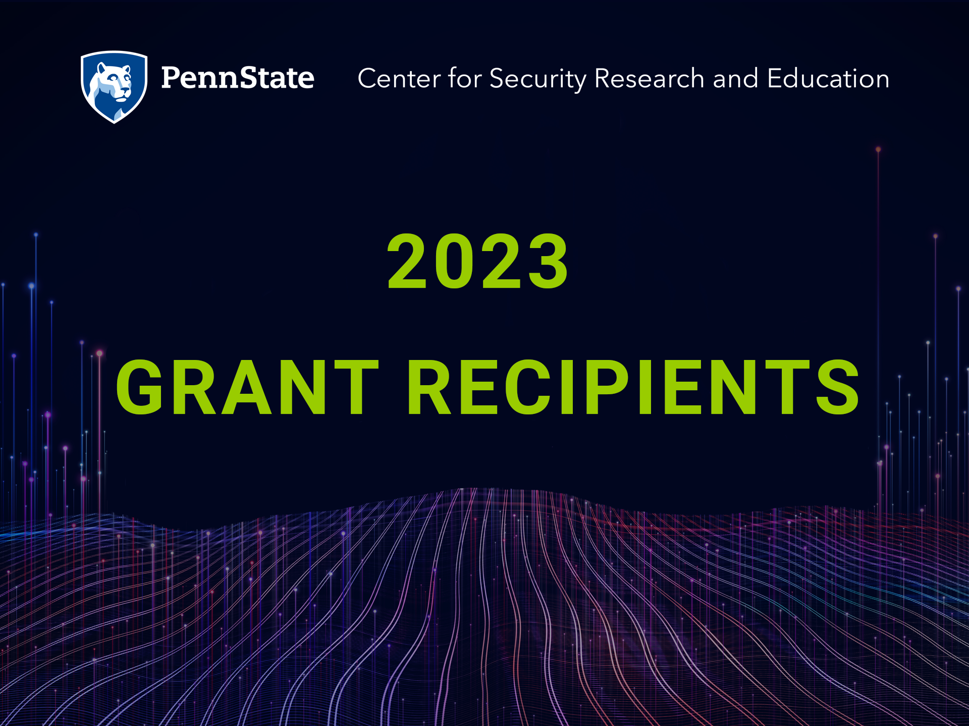 Penn State security center announces 2023 grant recipients