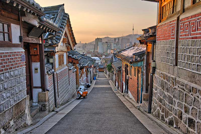 Decorative image of Seoul, South Korea